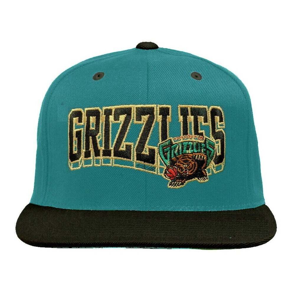 adidas Vintage Vancouver Grizzlies Teal/Black Wave Snapback Hat - NWT